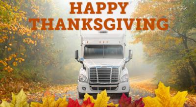 Happy Thanksgiving Day: Say Thanks to Truck Drivers!