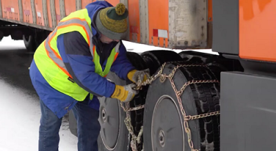Truckers Guide to Putting Snow Chains on Semi Tires